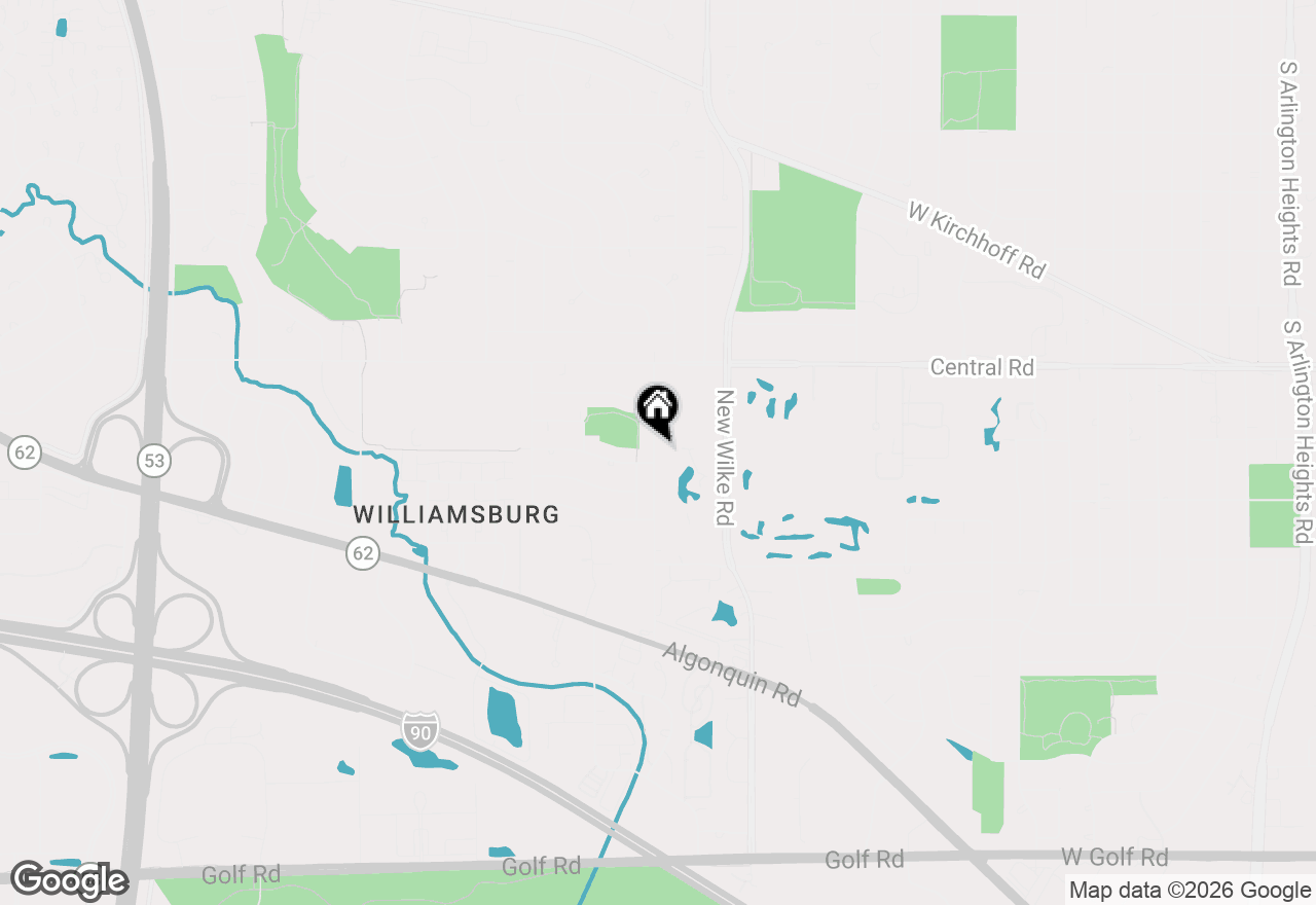Map of 1127 S Old Wilke Road #101, Arlington Heights, IL 60005