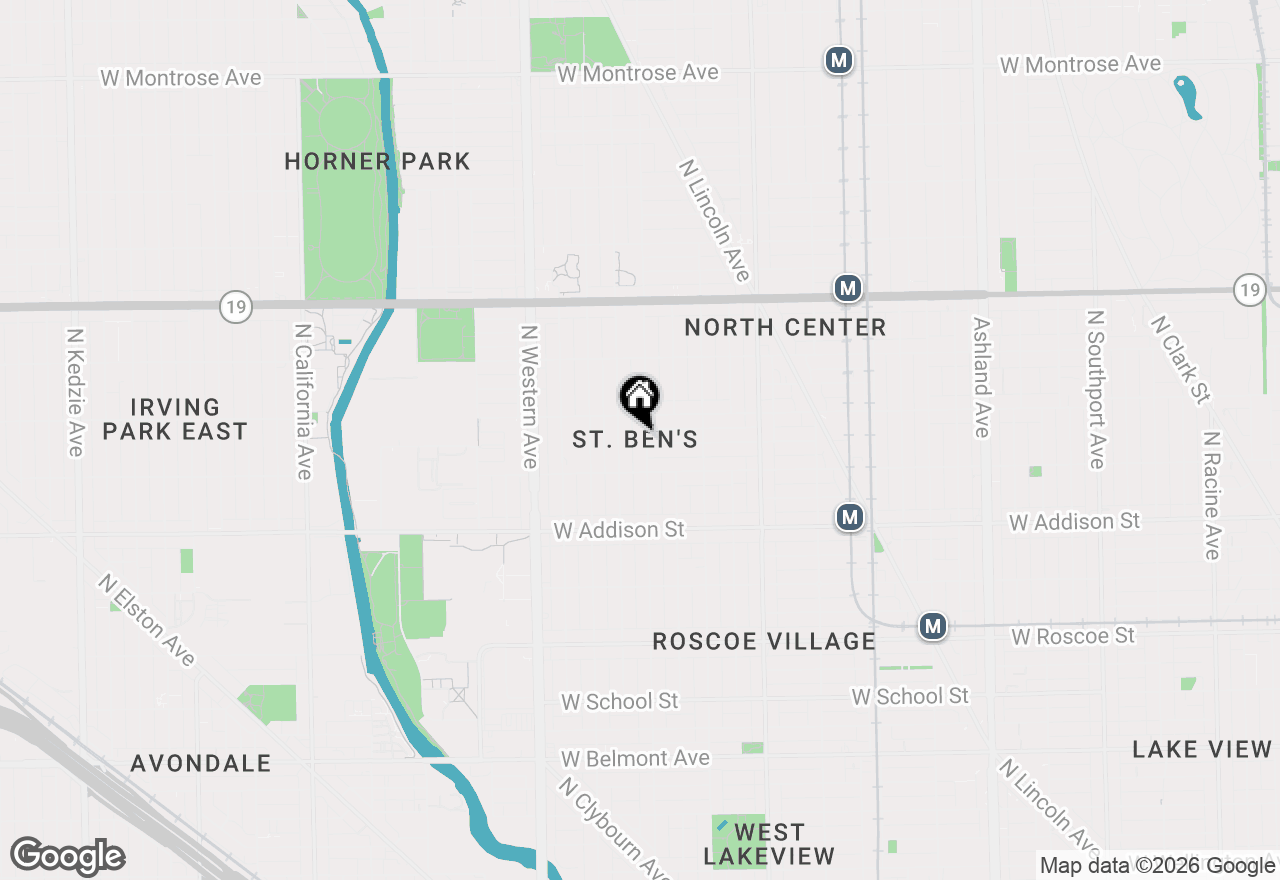 Map of 3734 N Leavitt Street, Chicago, IL 60618