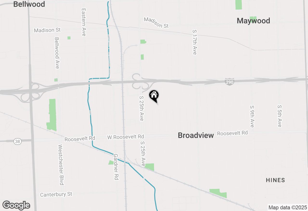 Map of 1932 S 23rd Avenue, Maywood, IL 60153