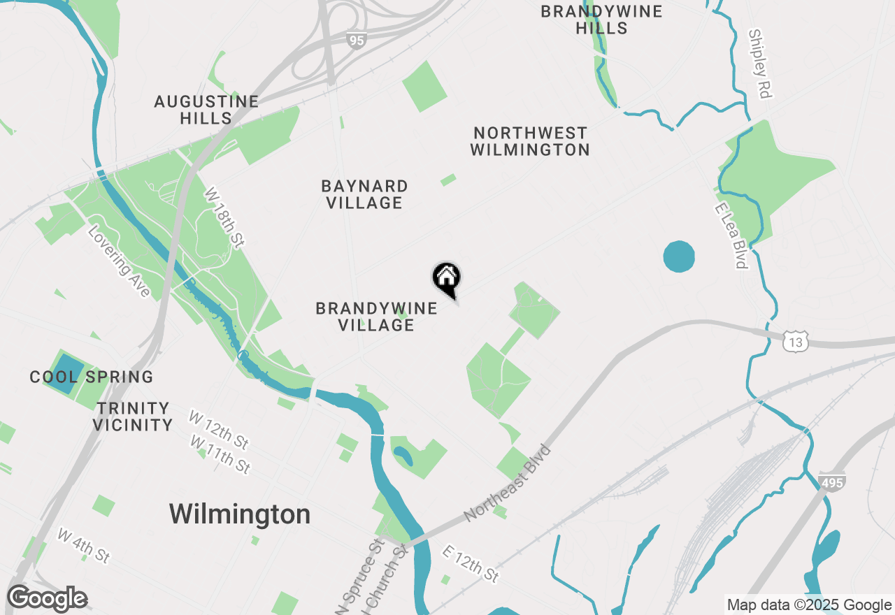 Map of 9 E 26th Street #1, Wilmington, DE 19802