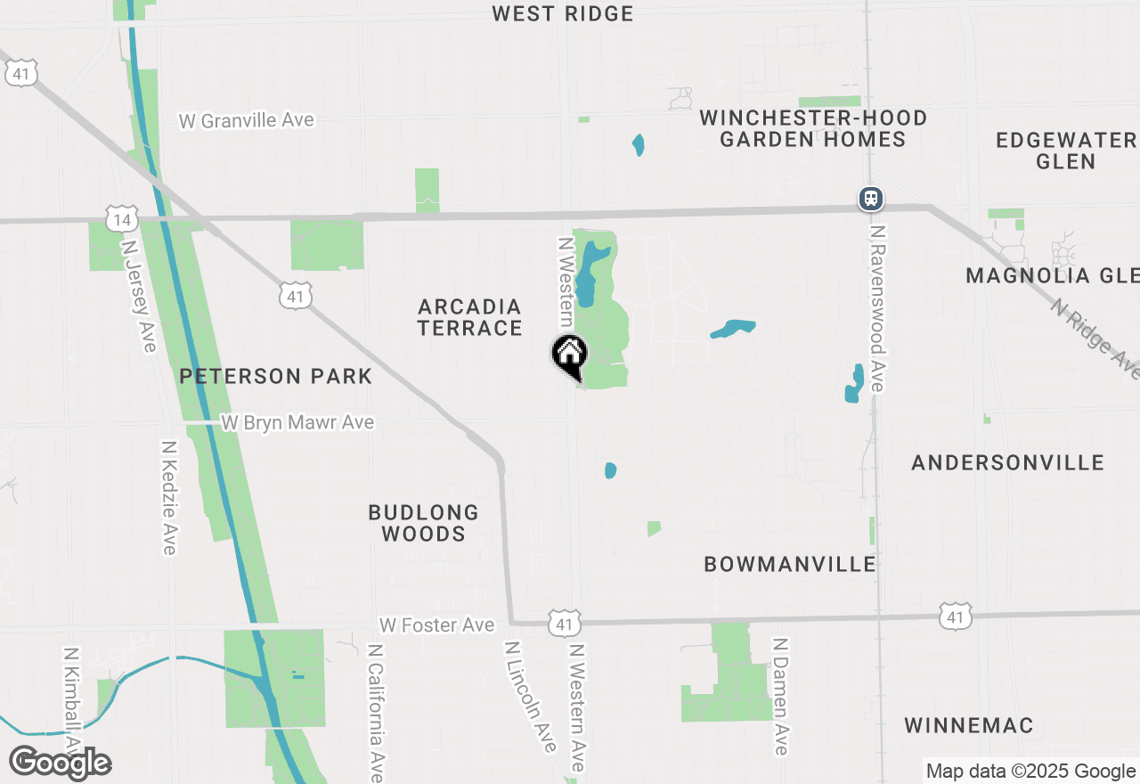 Map of 5650 N Western Avenue, Chicago, IL 60659