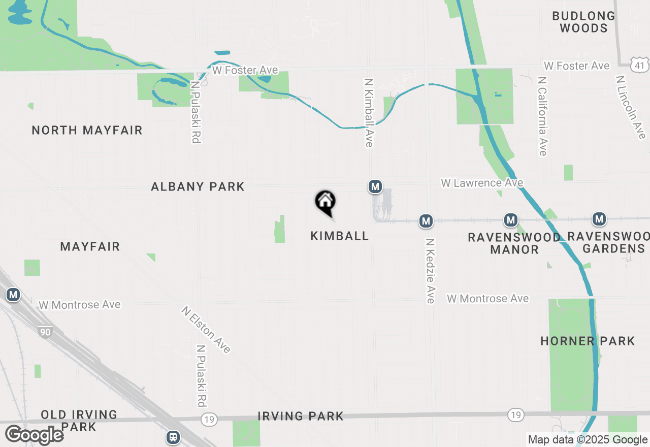 Map of (Address confidential), Chicago, Illinois 60625