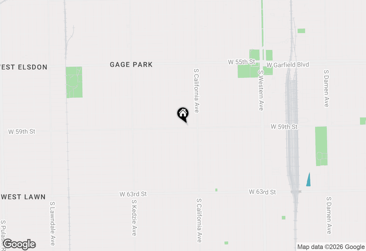 Map of 5849 S Francisco Avenue #2A, Chicago, IL 60629