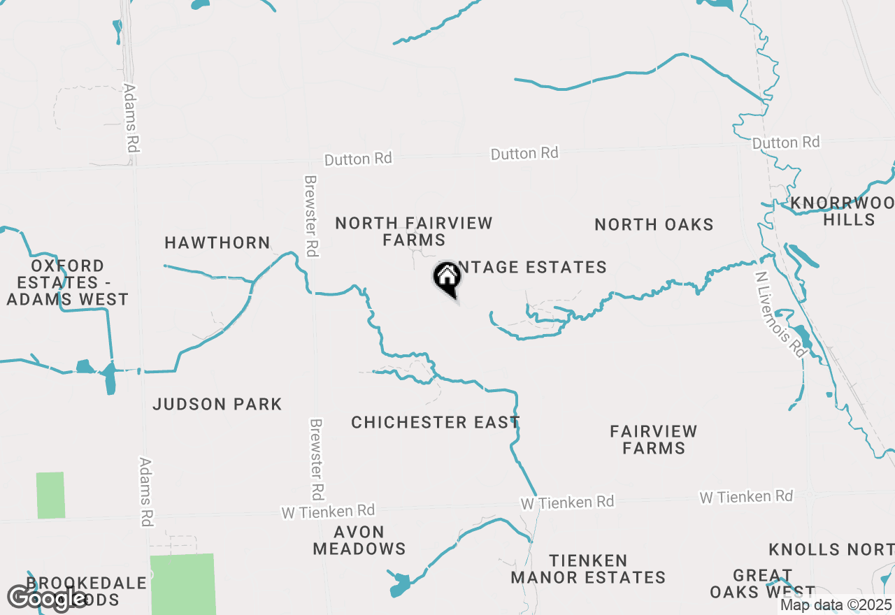 Map of 1568 Grandview Drive, Rochester Hills, MI 48306