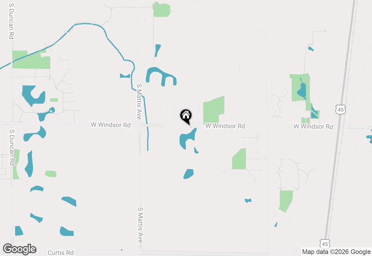 Map of 2404 Windward Boulevard #201, Champaign, IL 61821