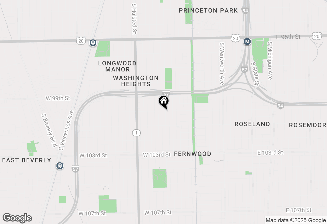 Map of 10000 S Wallace Street, Chicago, IL 60628