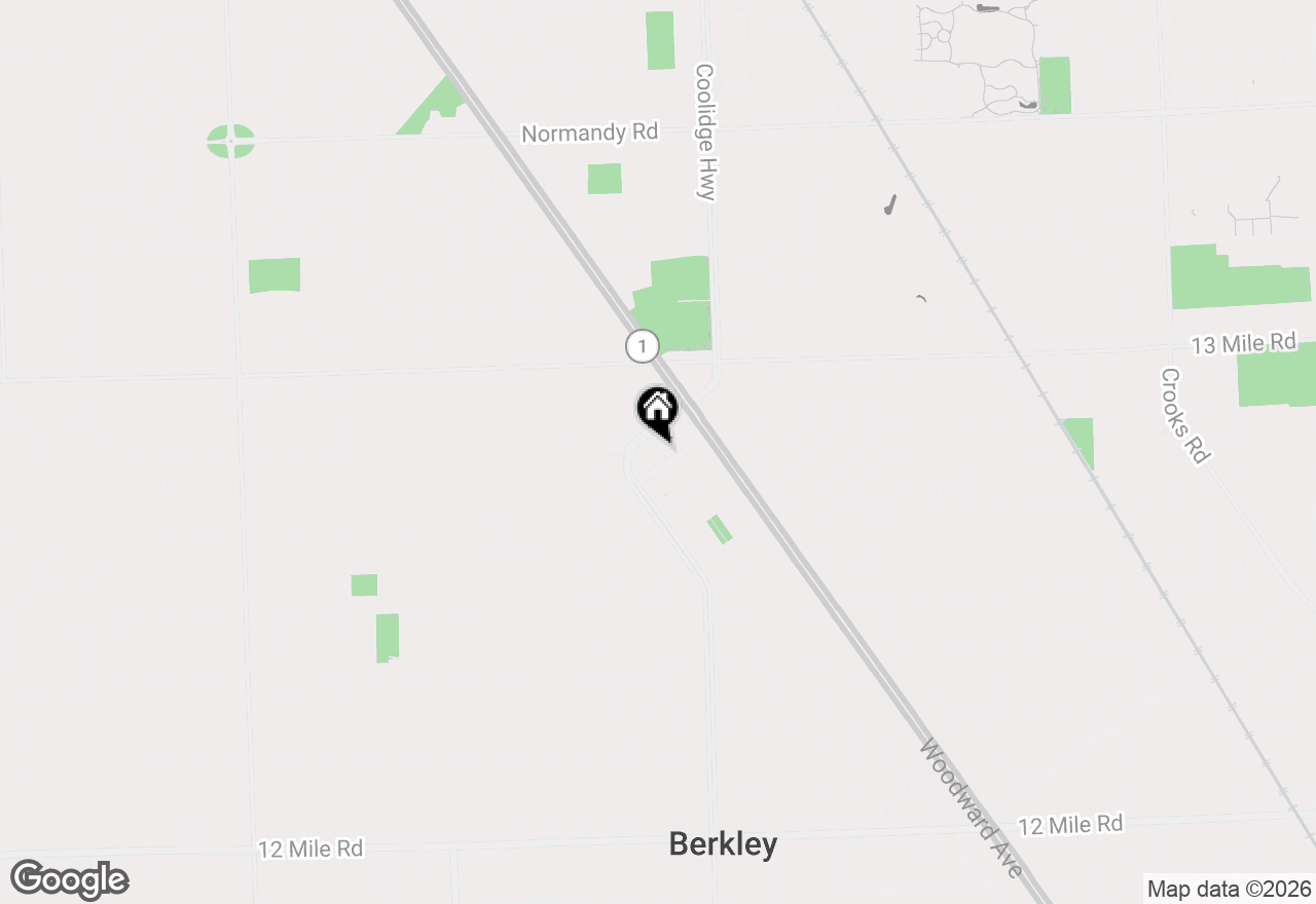 Map of 3370 Coolidge Highway, Royal Oak, MI 48073