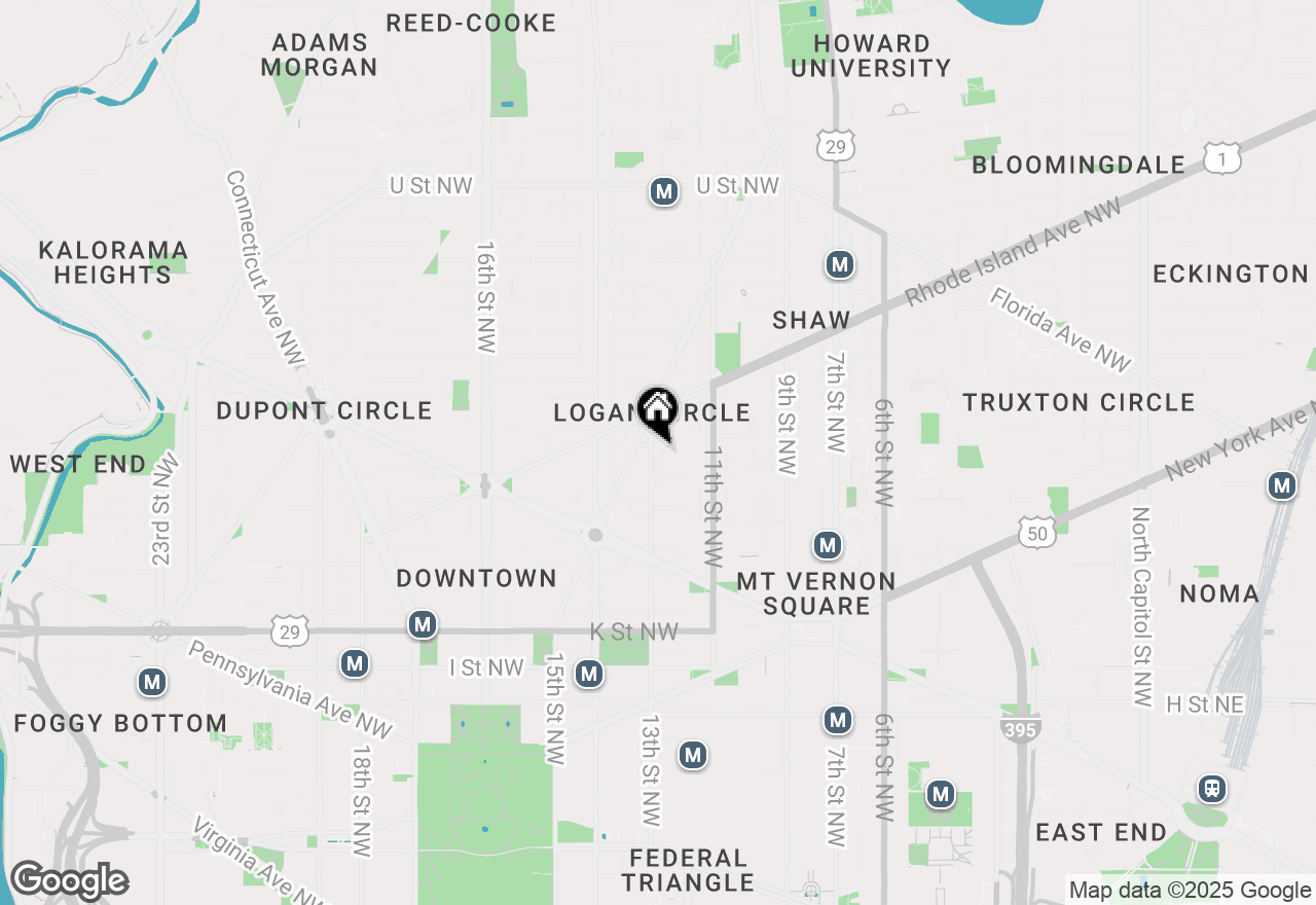 Map of 1325 13th Street Nw #605, Washington, DC 20005