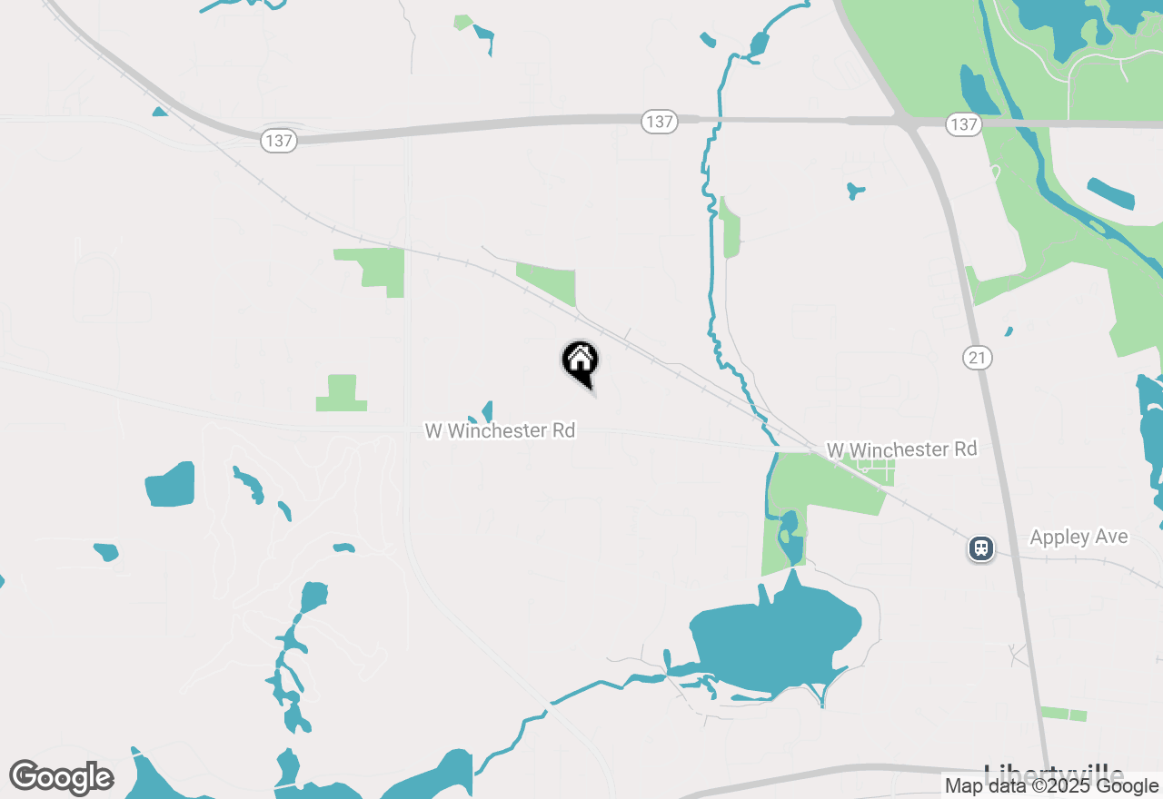 Map of 1138 Sussex Lane, Libertyville, IL 60048