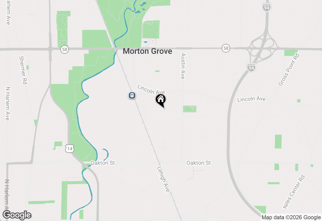 Map of 6127 W Mayfair Street, Morton Grove, IL 60053