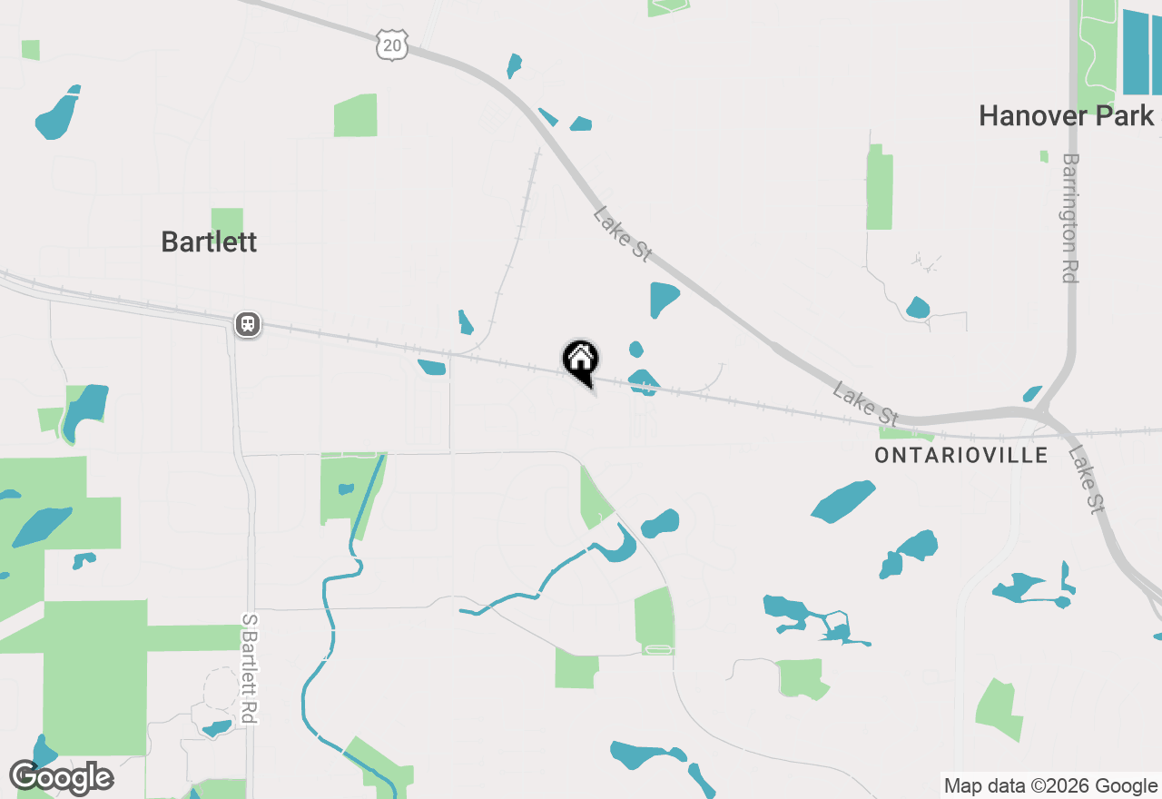 Map of 327 Newport Lane #B2, Bartlett, IL 60103