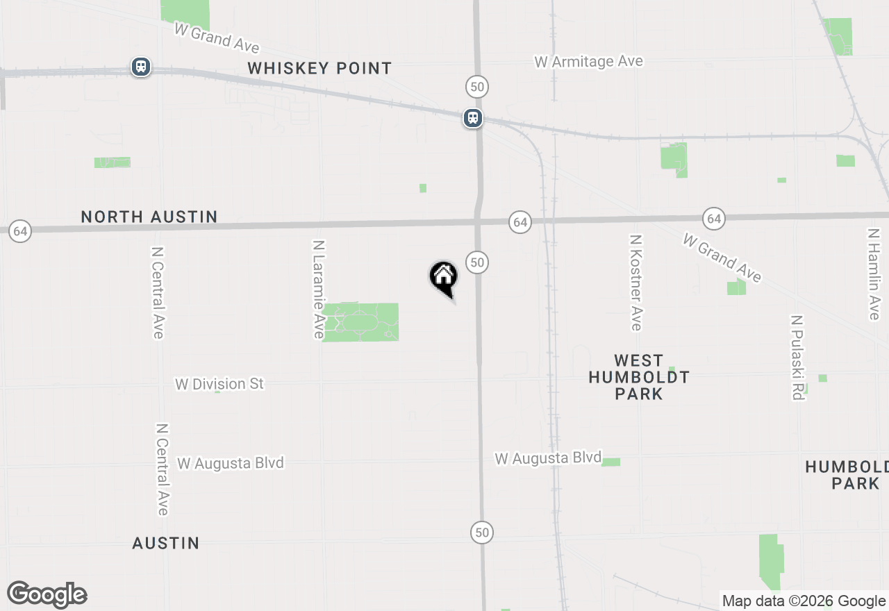 Map of 4855 W Hirsch Street, Chicago, IL 60651