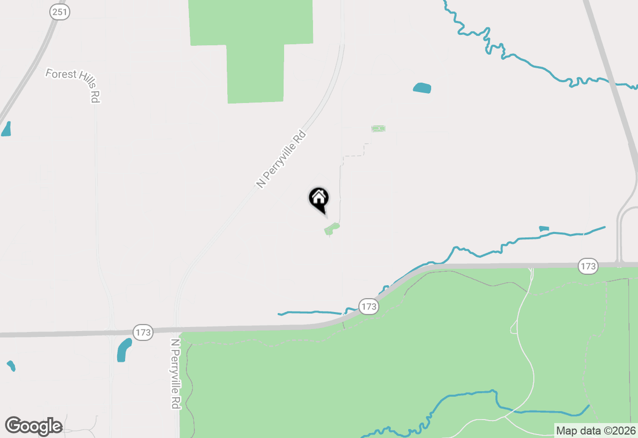Map of 2957 Vaughndale Drive, Machesney Park, IL 61115