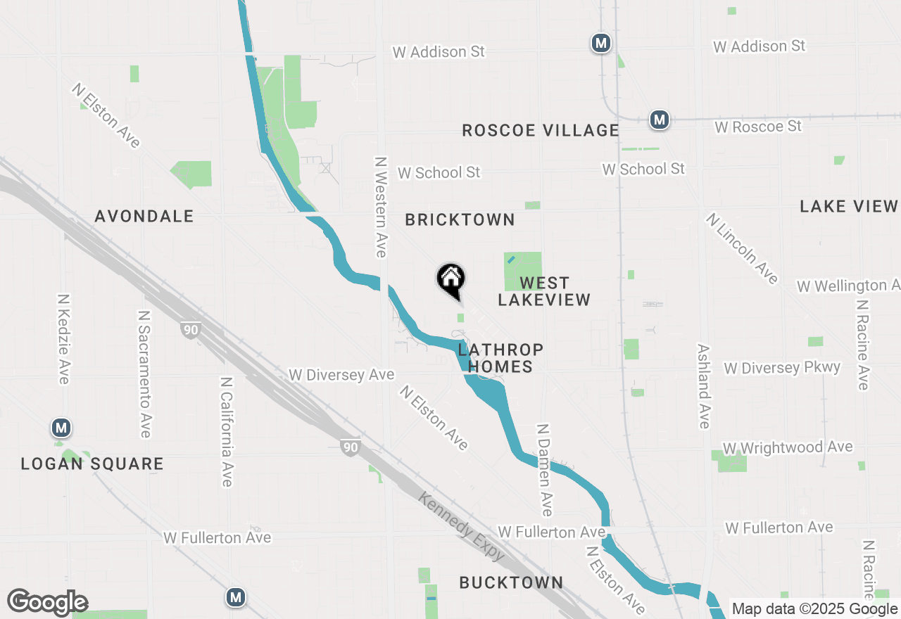 Map of 2218 W Oakdale Avenue, Chicago, IL 60618