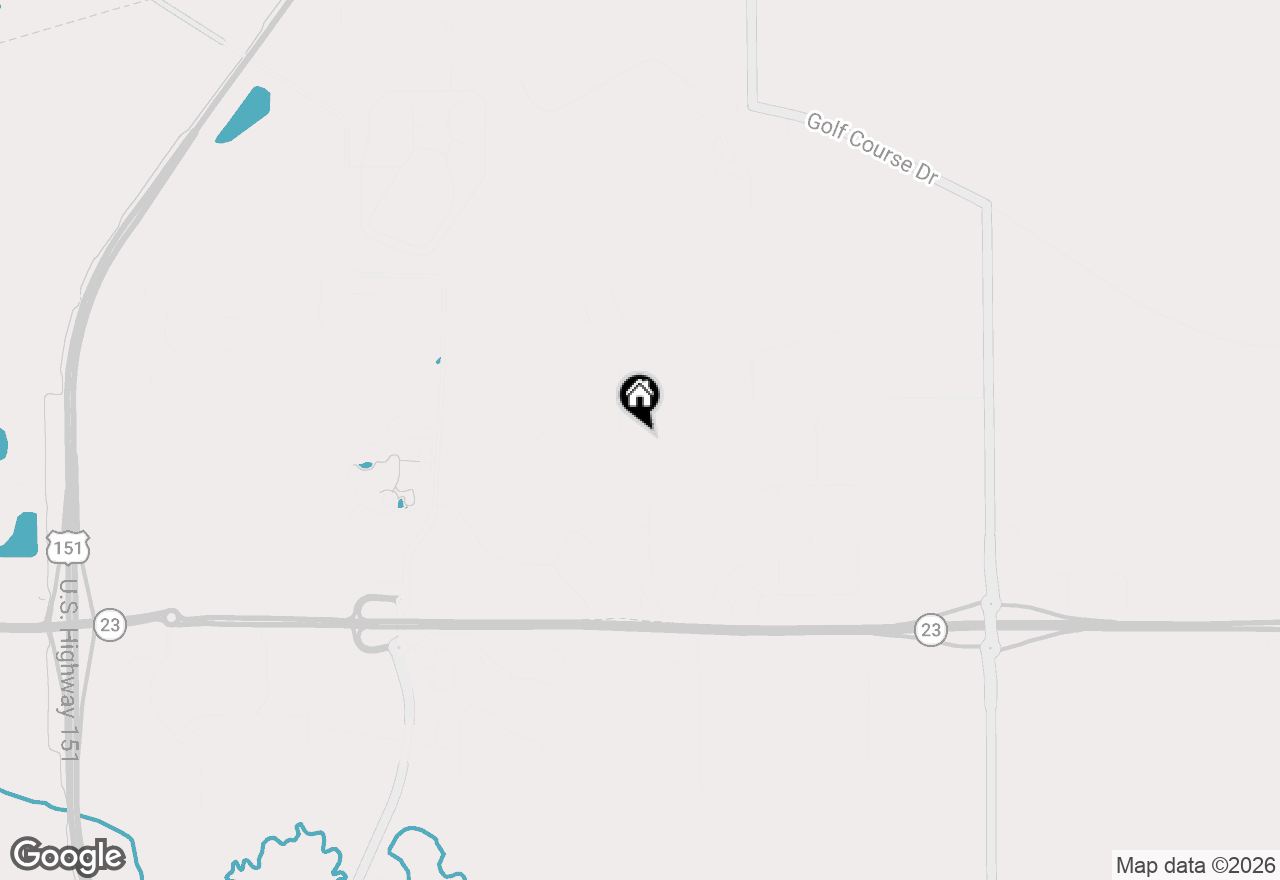 Map of 384 Ledgewood Dr, Fond Du Lac, WI 54937