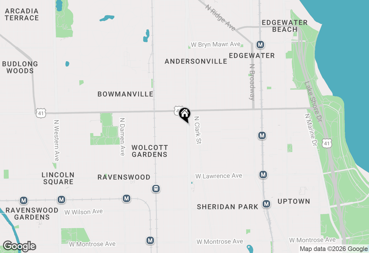 Map of 1610 W Carmen Avenue, Chicago, IL 60640