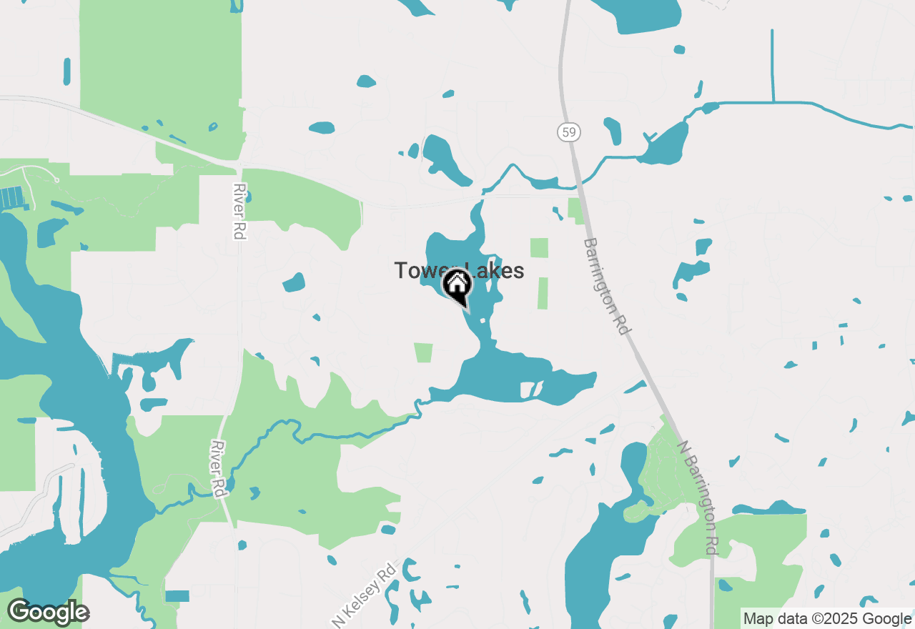 Map of 233 W Lake Shore Drive, Tower Lakes, IL 60010