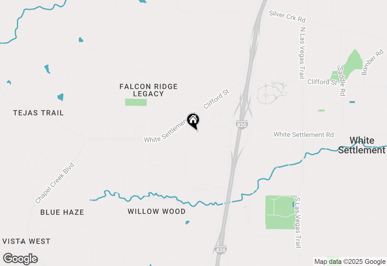 Map of 9716 Brenden Drive, Fort Worth, TX 76108