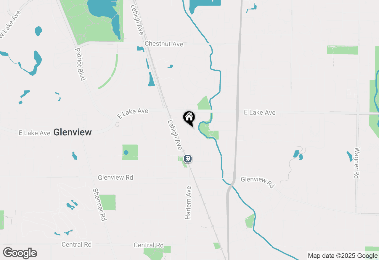 Map of 1255 Tinker Way, Glenview, IL 60025