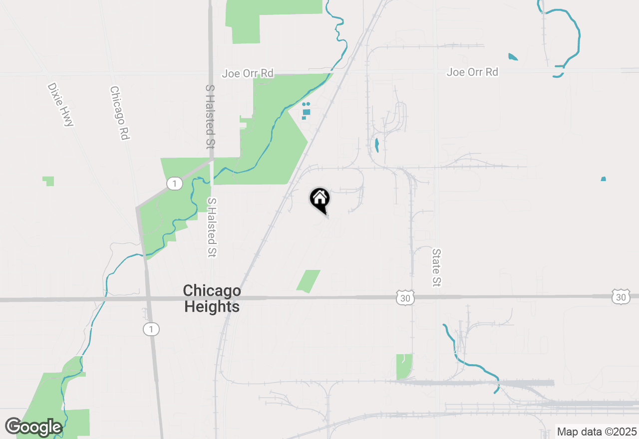 Map of 1101 Washington Street, Chicago Heights, IL 60411