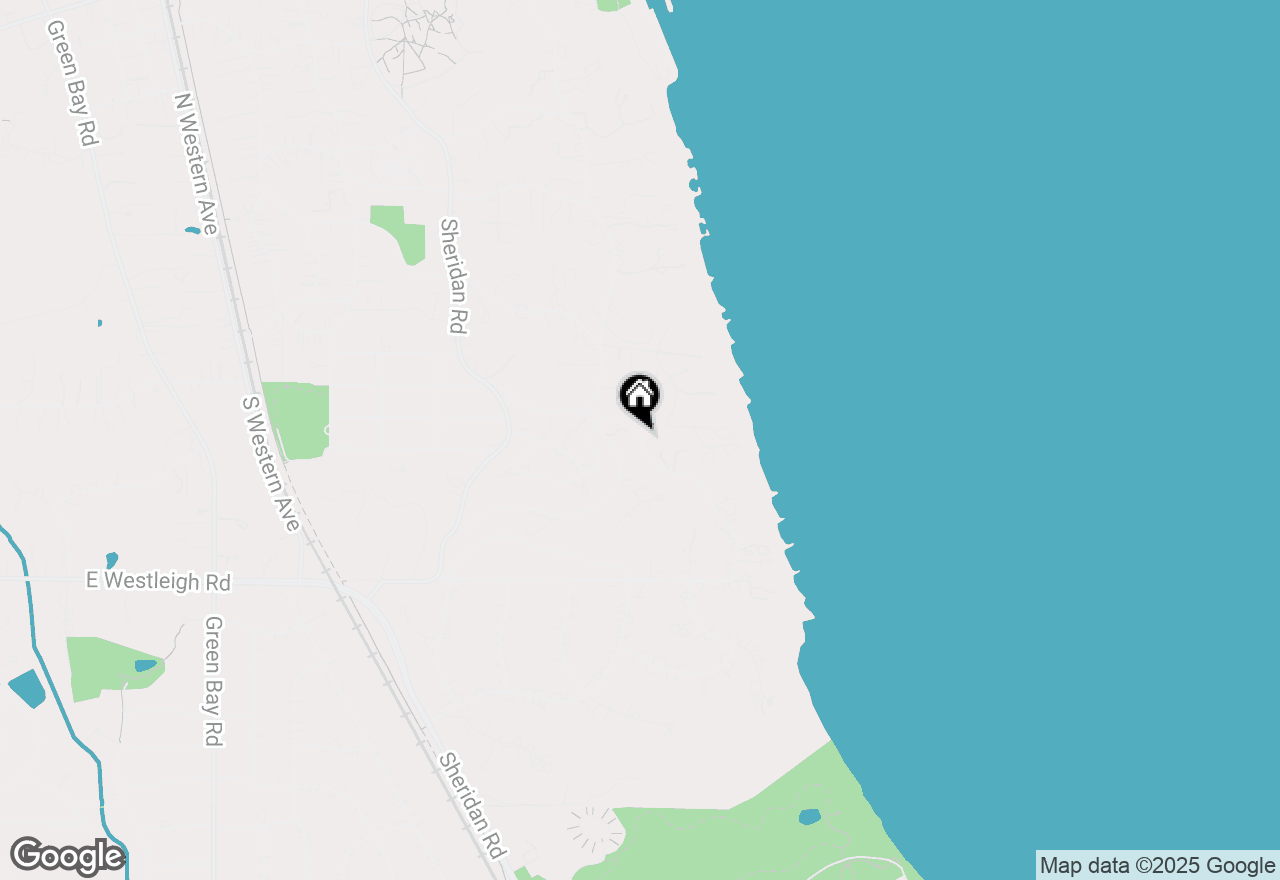 Map of 1050 Walden Road, Lake Forest, IL 60045