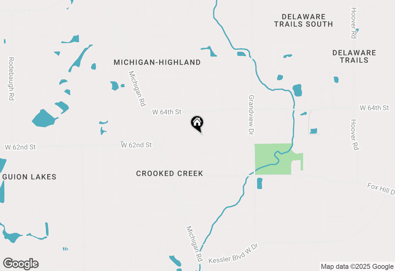 Map of 2009 W 63rd Street, Indianapolis, IN 46260