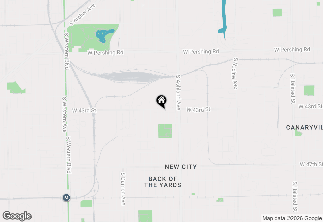 Map of 1711 W 43rd Street, Chicago, IL 60609