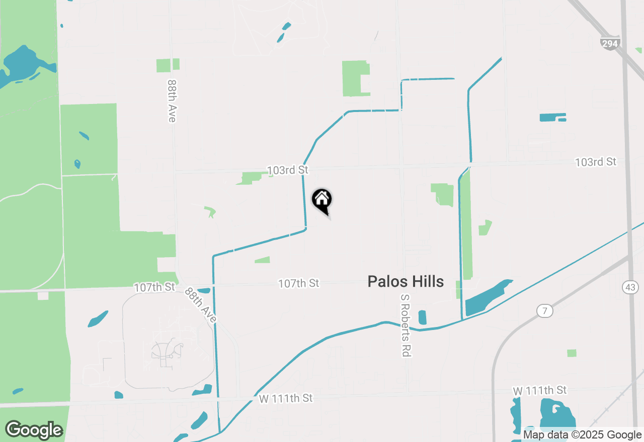 Map of 10441 S 83rd Avenue, Palos Hills, IL 60465