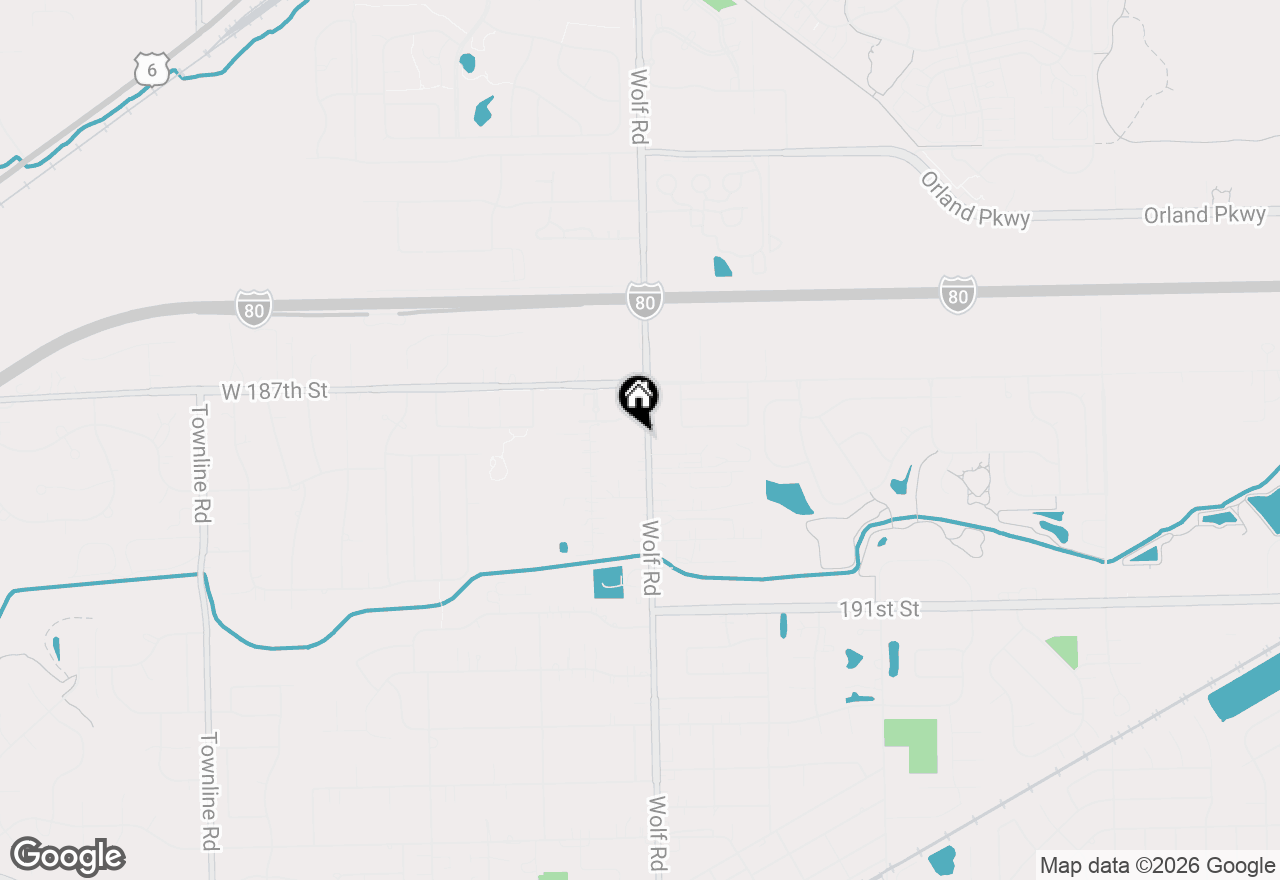 Map of 18830 Wolf Road, Mokena, IL 60448