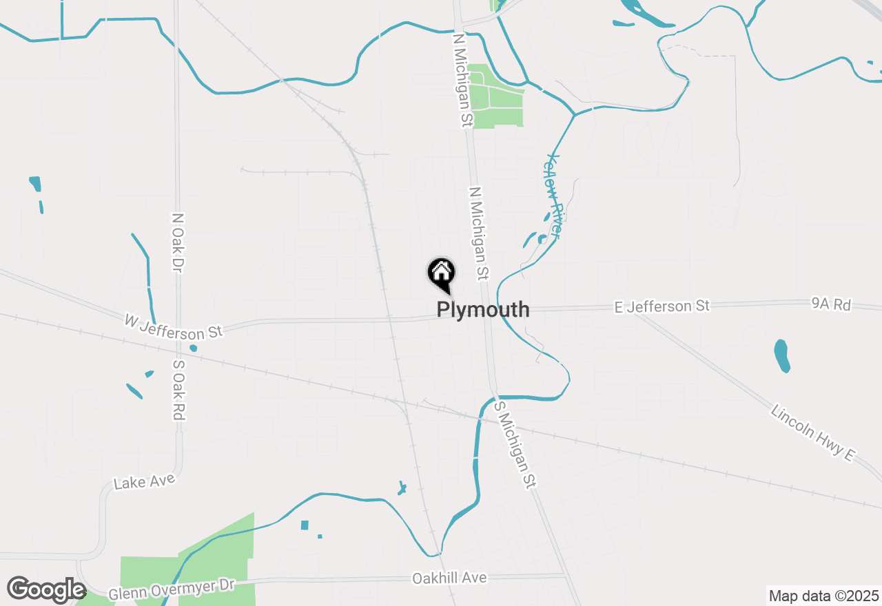 Map of 519 N Walnut Street, Plymouth, IN 46563