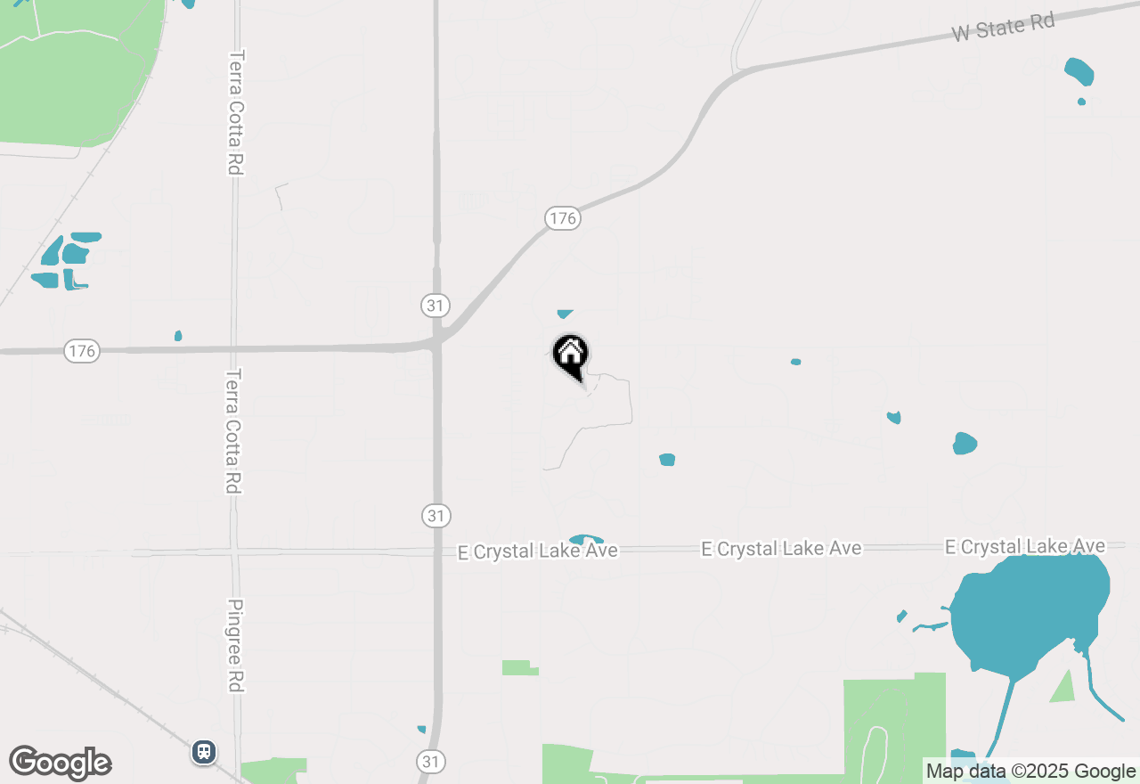 Map of 4224 Weatherstone Road, Crystal Lake, IL 60014