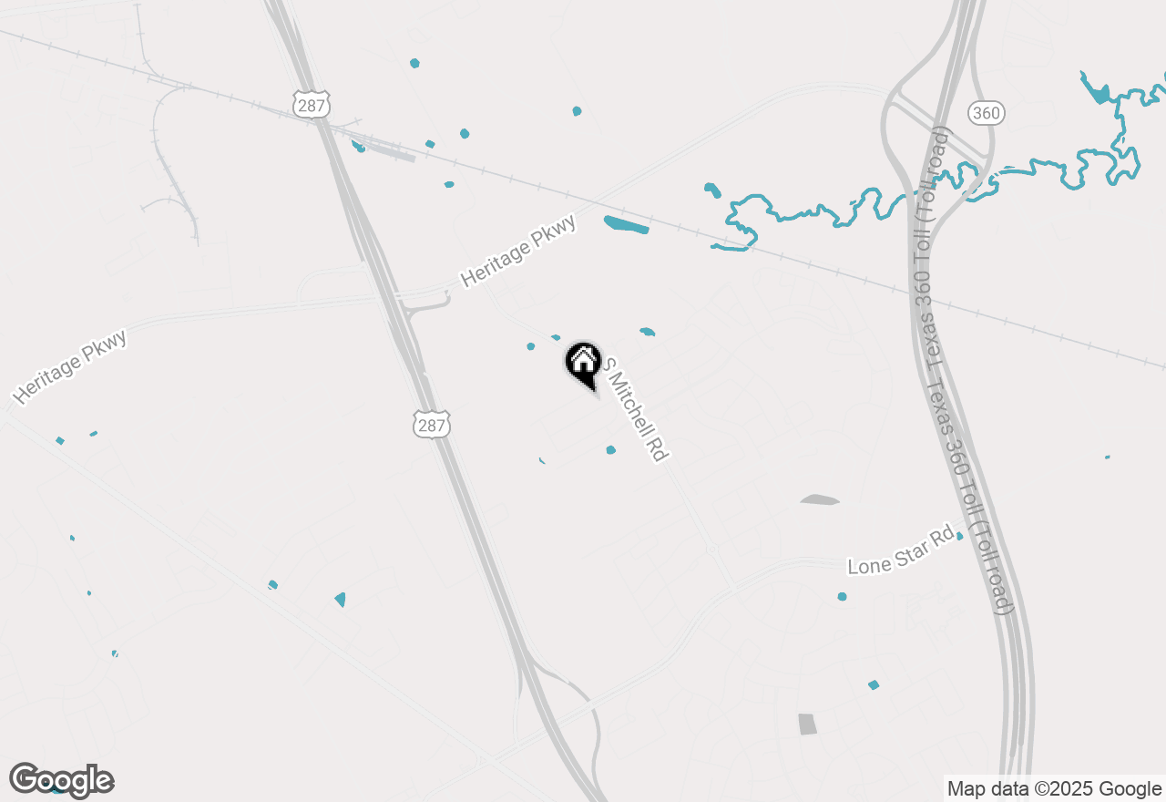 Map of 2306 Sam Street, Mansfield, TX 76063