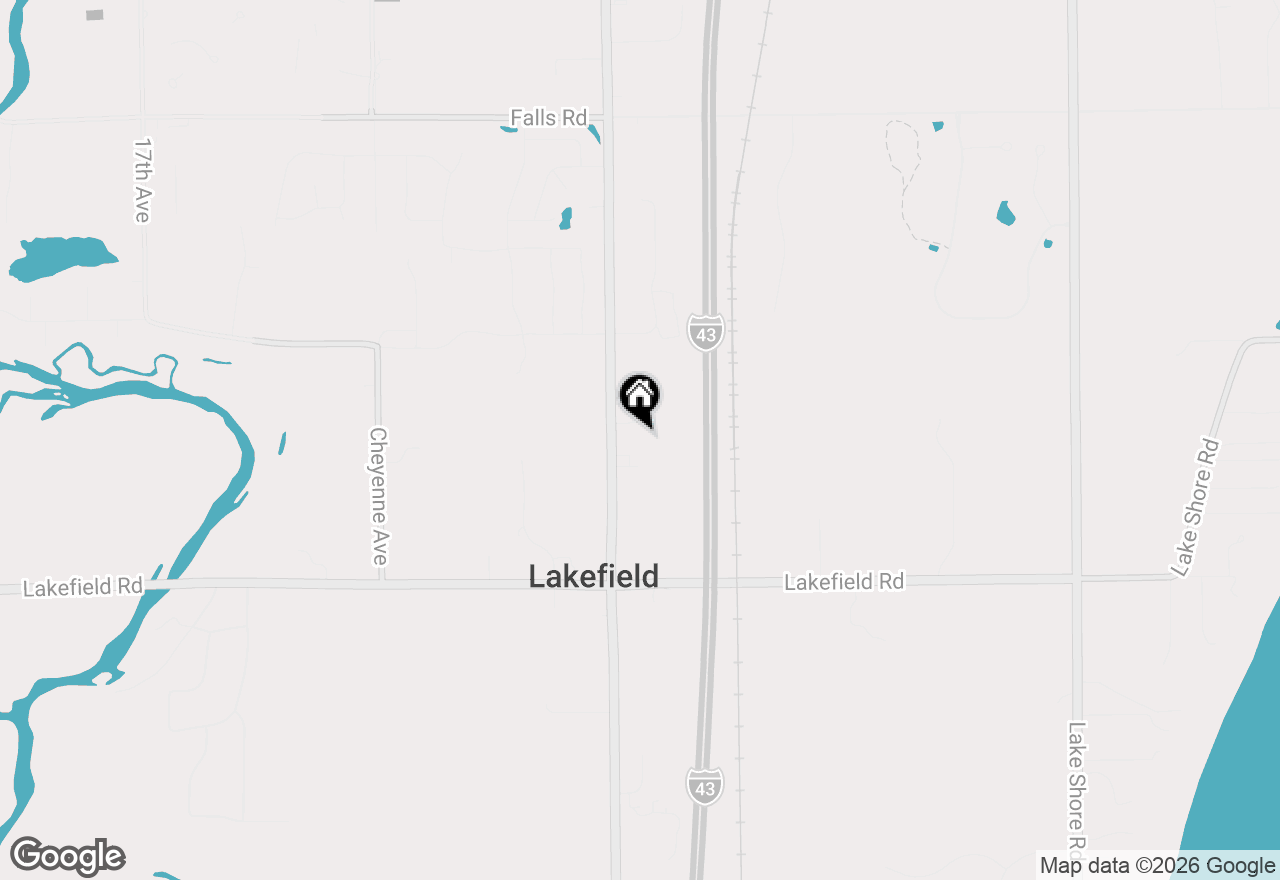 Map of 628 Port Washington Rd, Grafton, WI 53024