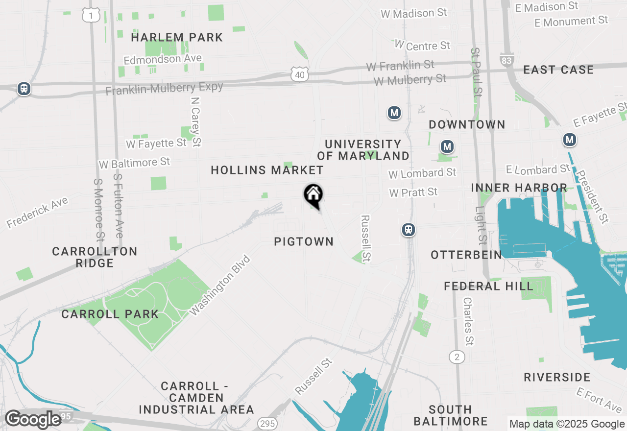 Map of 739 Mchenry Street, Baltimore, MD 21230