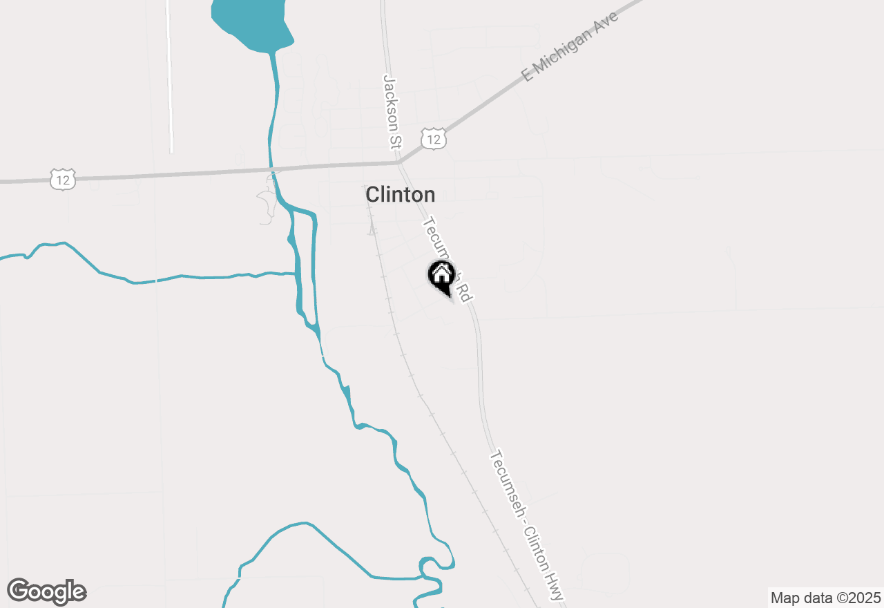 Map of 109 Bartlett Street, Clinton Vlg, MI 49236