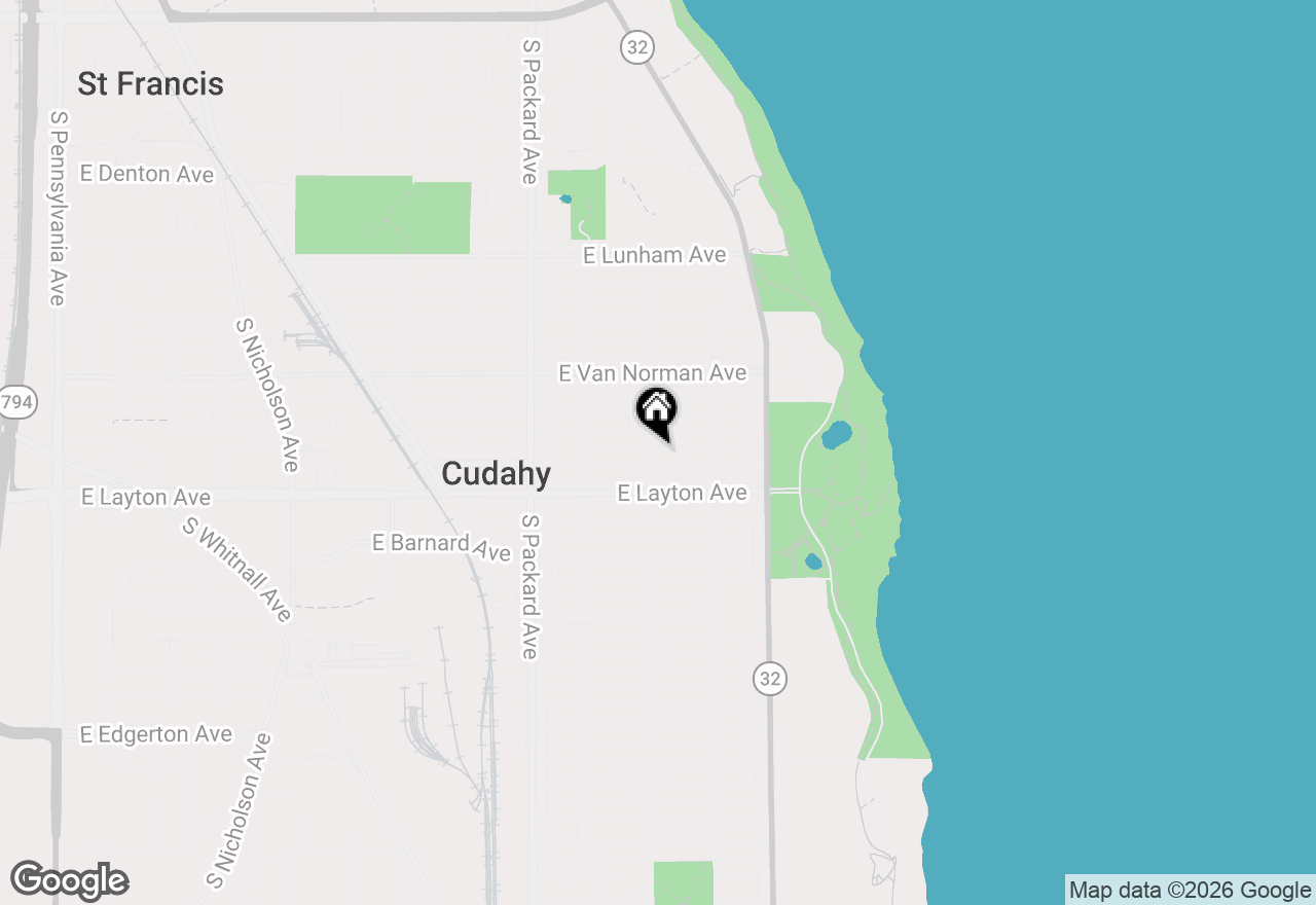 Map of 3806 E Plankinton Ave, Cudahy, WI 53110