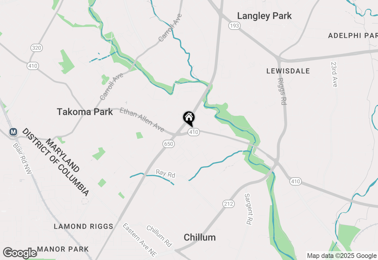 Map of 950 E West Highway, Takoma Park, MD 20912