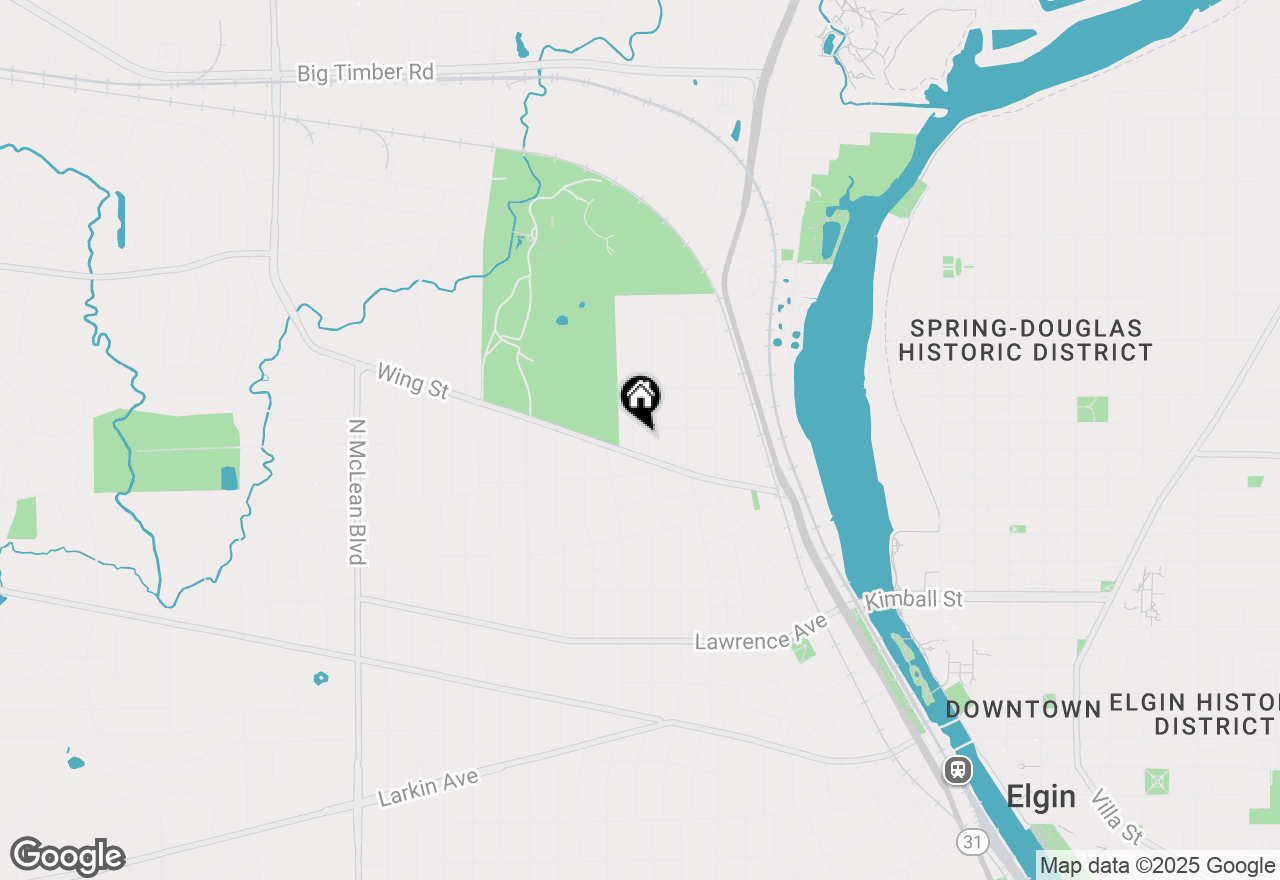 Map of 518 Clark Street, Elgin, IL 60123