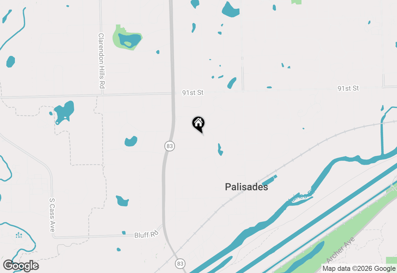 Map of 16w250 93rd Place, Burr Ridge, IL 60527