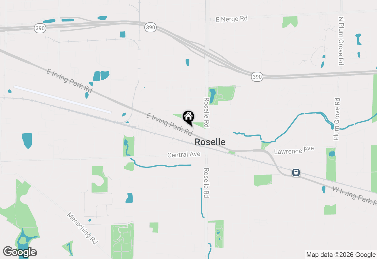 Map of 72 W Irving Park Road, Roselle, IL 60172