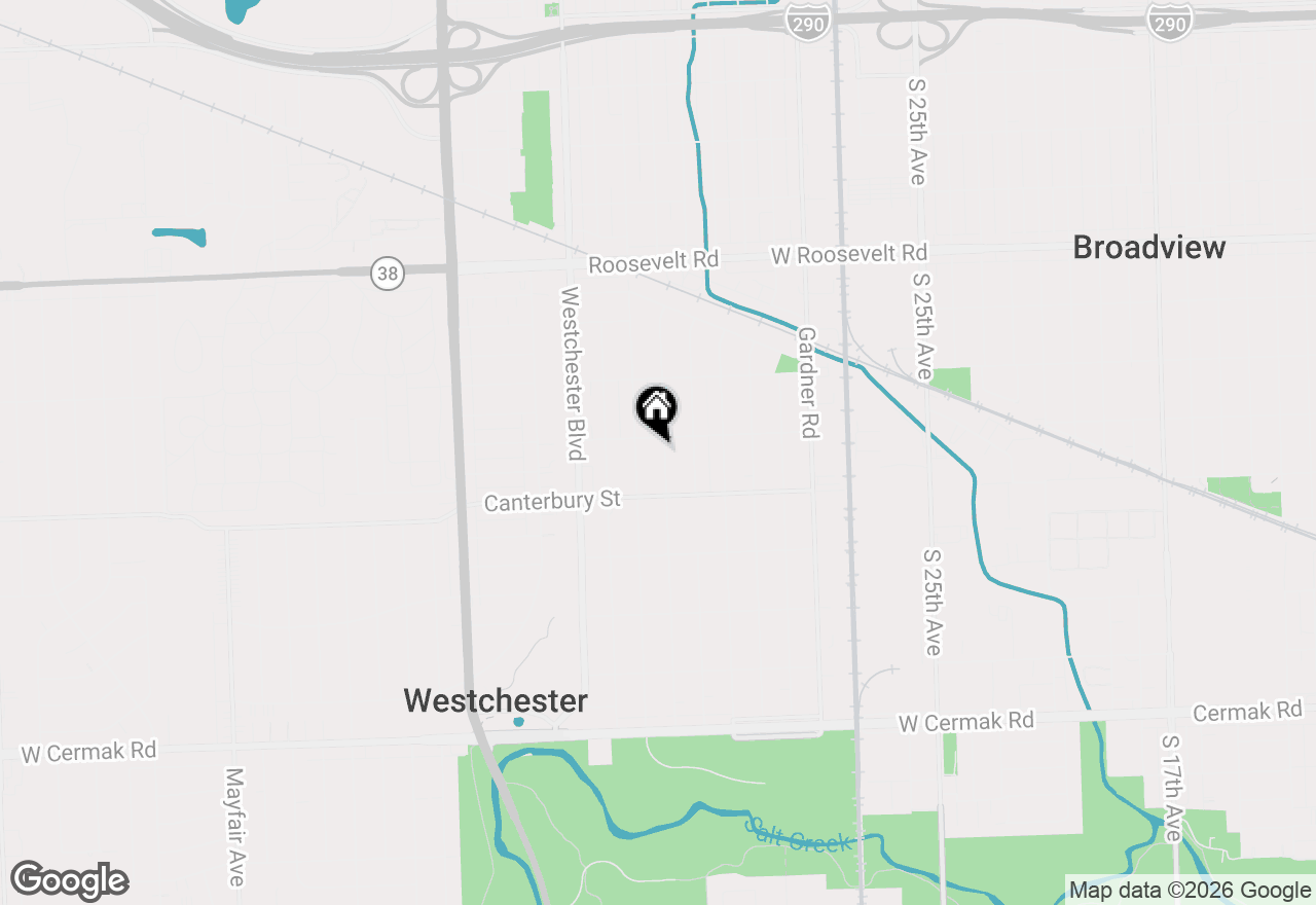 Map of 1512 Portsmouth Avenue, Westchester, IL 60154