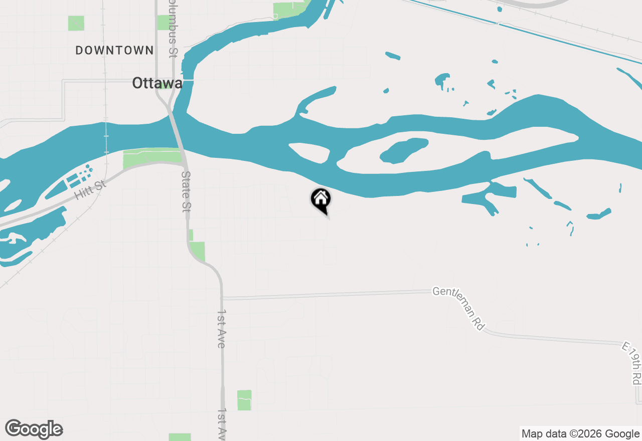 Map of 905 E Center Street, Ottawa, IL 61350
