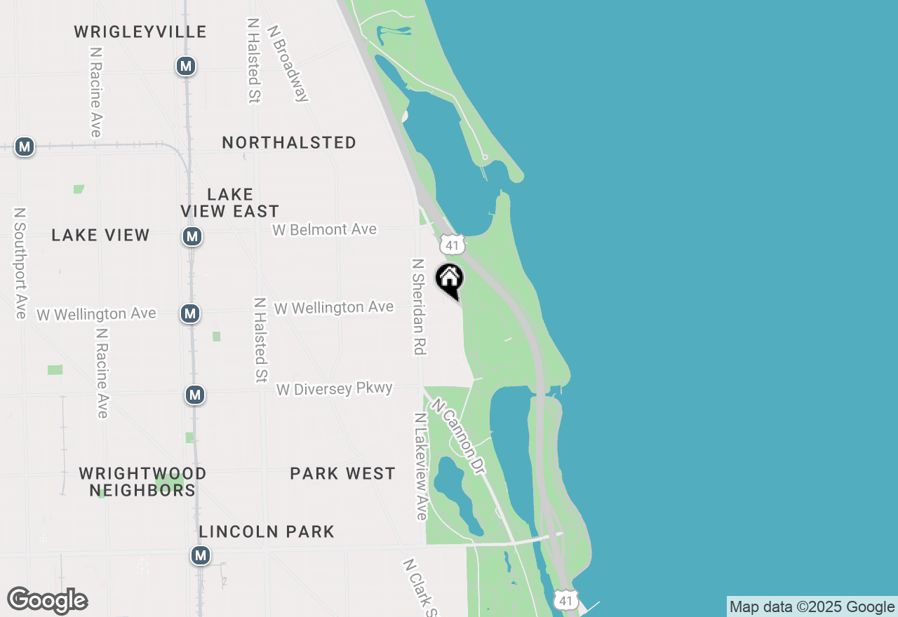 Map of 2970 N Lake Shore Drive #7B-7C, Chicago, IL 60657