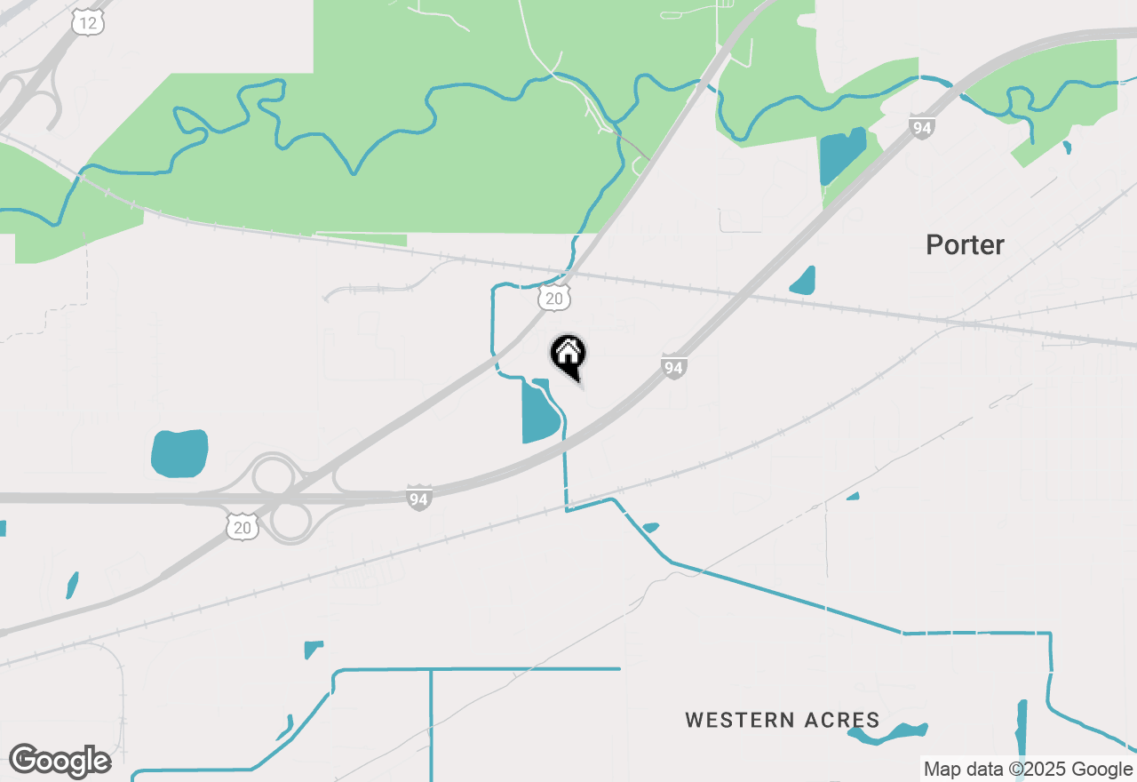 Map of 1333 Berg Street, Porter, IN 46304