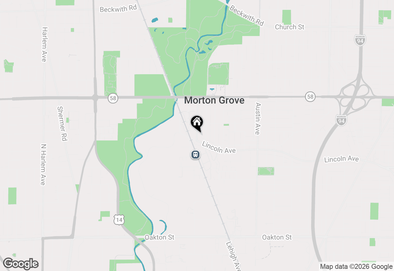 Map of 8535 Ferris Avenue, Morton Grove, IL 60053