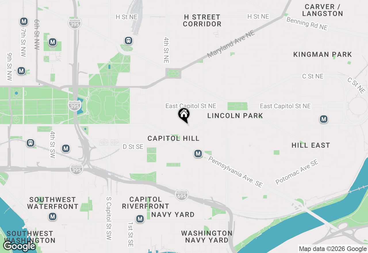 Map of 609 Independence Avenue Se, Washington, DC 20003