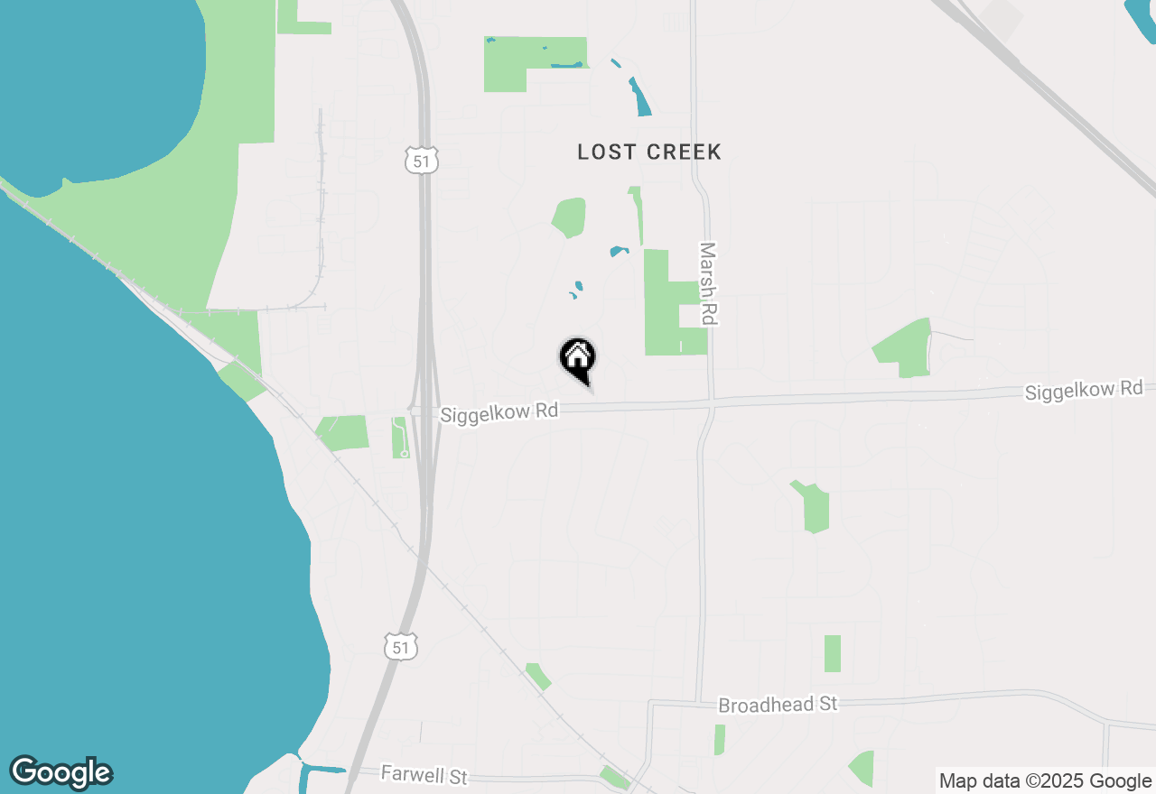 Map of 5125 Merwood Lane #125, Madison, WI 53718