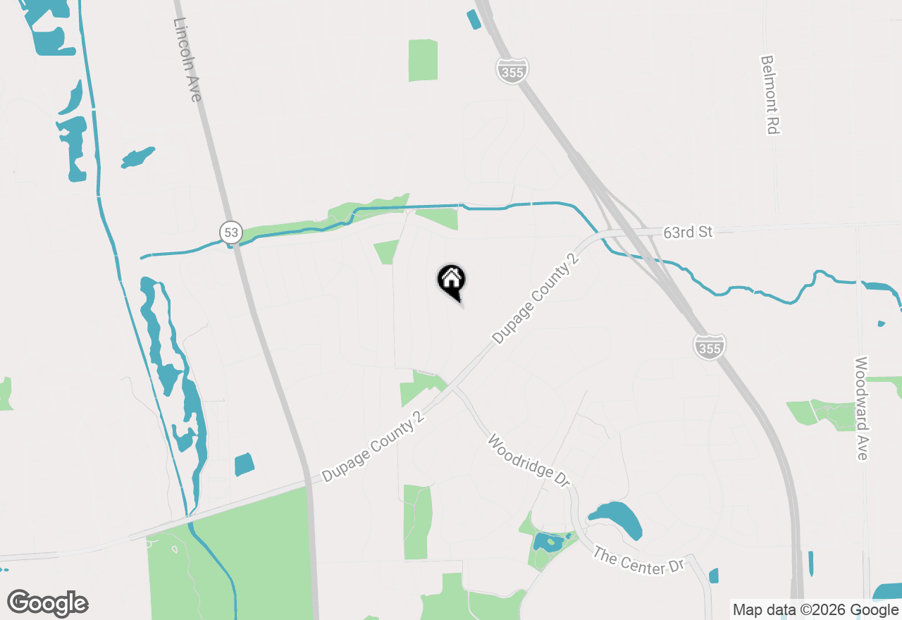 Map of 6509 Taylor Drive, Woodridge, IL 60517