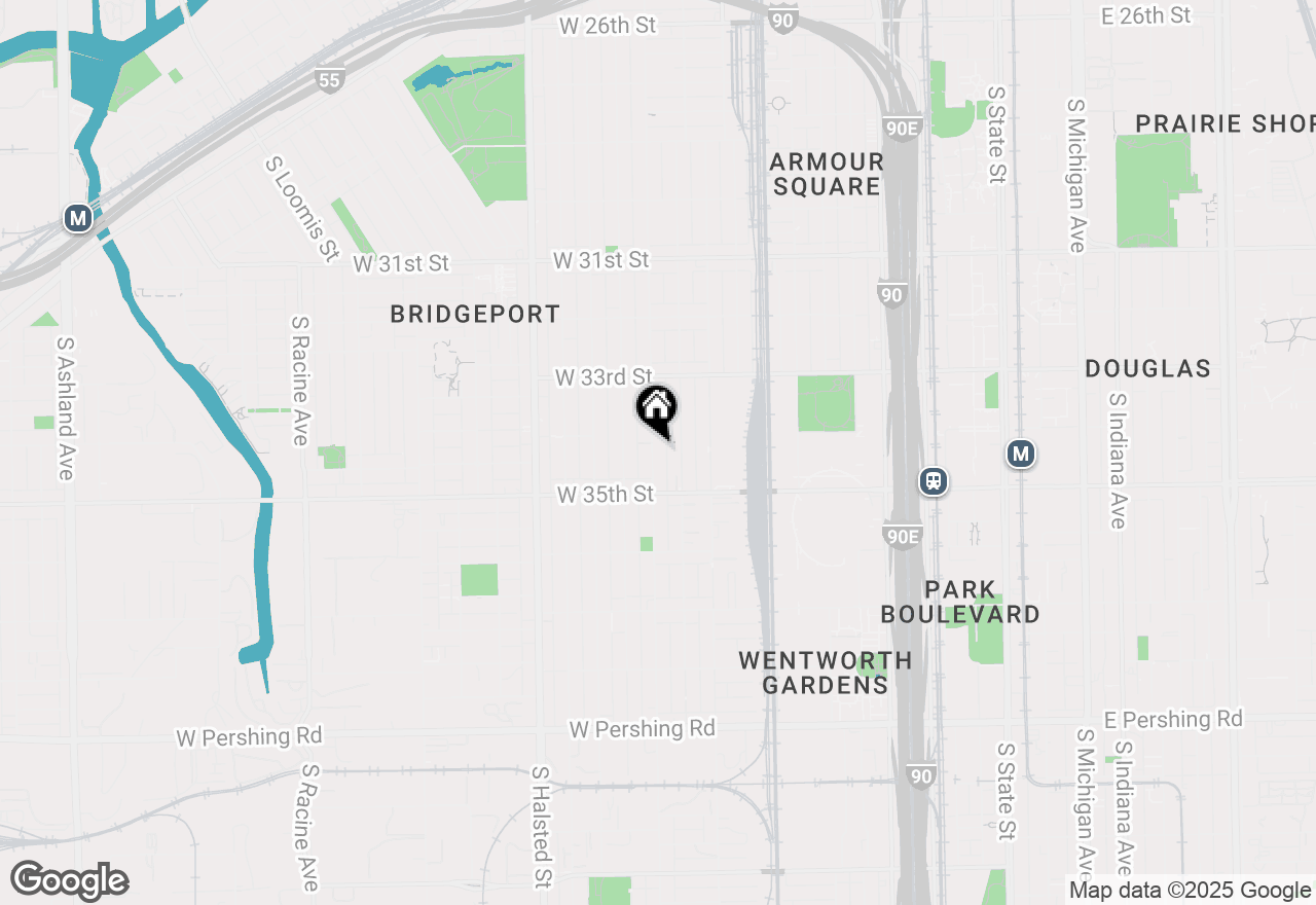 Map of 3415 S Wallace Street, Chicago, IL 60616