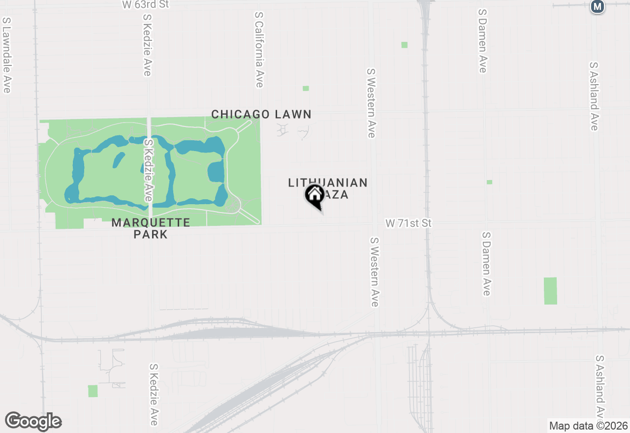 Map of (Address confidential), Chicago, Illinois 60629